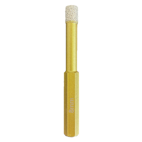FORETTO DIAMANTATO PER AVVITATORE  LINEA INDUSTRIALE   diametro  8 mm.