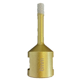 FORETTO DIAMANTATO PER SMERIGLIATRICE  LINEA INDUSTRIALE   diametro  6 mm.