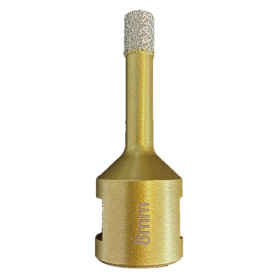FORETTO DIAMANTATO PER SMERIGLIATRICE  LINEA INDUSTRIALE   diametro  8 mm.