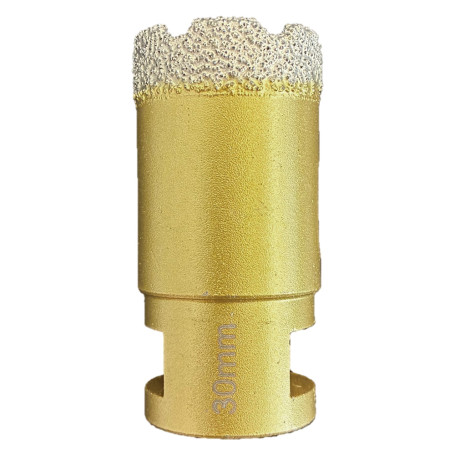 FORETTO DIAMANTATO PER SMERIGLIATRICE  LINEA INDUSTRIALE   diametro  30 mm.