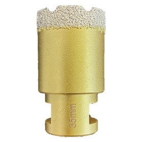 FORETTO DIAMANTATO PER SMERIGLIATRICE  LINEA INDUSTRIALE   diametro  35 mm.