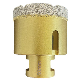 FORETTO DIAMANTATO PER SMERIGLIATRICE  LINEA INDUSTRIALE   diametro  50 mm.