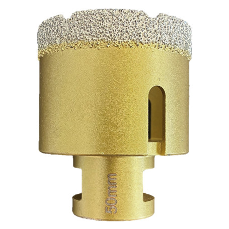 FORETTO DIAMANTATO PER SMERIGLIATRICE  LINEA INDUSTRIALE   diametro  50 mm.