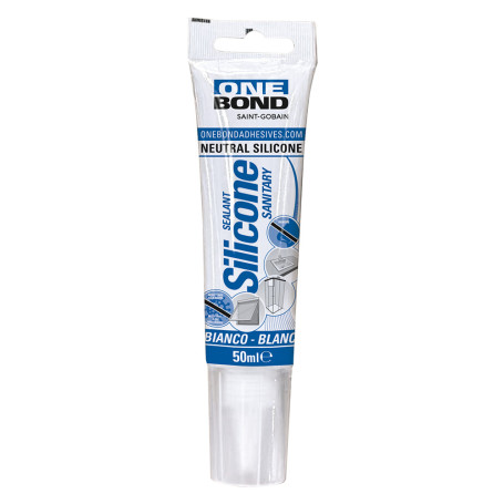 SILICONE NEUTRO  SANITARY  tubetto - ml 50 bianco