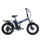BICICLETTA ELETTRICA  VESUVIO  250 W - ruote da 20 - grigio scuro