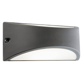 APPLIQUE LED  TIBET  10 W - cm 22 x 10 x 10 grigio