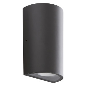 APPLIQUE DOPPIO LED  TRUMP  12 W 700 lumen - grigio