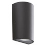 APPLIQUE DOPPIO LED  TRUMP  12 W 700 lumen - grigio