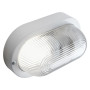 PLAFONIERA  OVALE  colore bianco