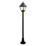 LAMPIONE CON COLONNA  OLD  60 W - cm 18 x 18 x h 121 nero