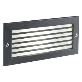 SEGNA PASSO LED INCASSO RETTANGOLARE APERTO  ESCAPE  colore nero - 10 watt