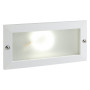 SEGNAPASSO INCASSO RETTANGOLARE APERTO E27 - 10 W - bianco