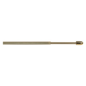 STANGHETTA TONDA A VITE  BERLINO   diametro  8 mm. - cm 30  -  50 - oro - blister 2 pz