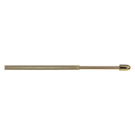 STANGHETTA TONDA A VITE  BERLINO   diametro  8 mm. - cm 30  -  50 - oro - blister 2 pz