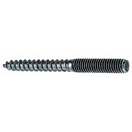 VITE 2 FILETTI X METALLO E LEGNO M6 X 60 ZINC