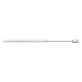 STANGHETTA TONDA A VITE  BERLINO   diametro  13 mm. - cm 150  -  200 - bianco - blister 2 pz