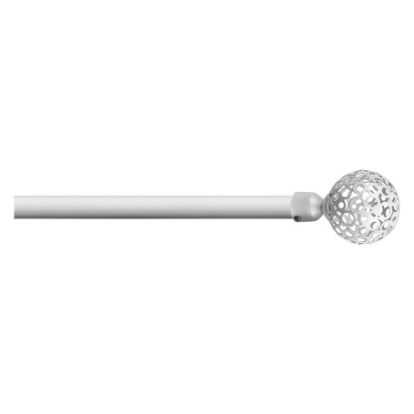 SCORRITENDA  KIT FERRO  mod.  Boccia fiore  col. bianco  diametro  20/19 mm.