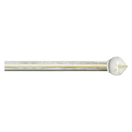 SCORRITENDA  KIT FERRO  mod.  Bulbo  col. avorio oro  diametro  20/19 mm.