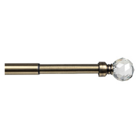 SCORRITENDA  KIT FERRO  mod.  Luce  col. oro antico  diametro  20/17 mm.
