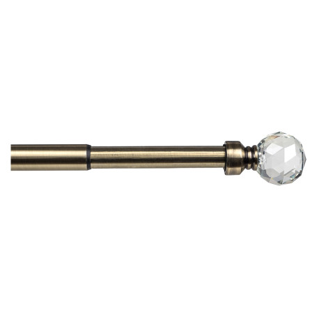SCORRITENDA  KIT FERRO  mod.  Luce  col. oro antico  diametro  20/17 mm.