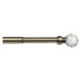 SCORRITENDA  KIT FERRO  mod.  Luce  col. oro antico  diametro  20/17 mm.