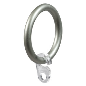 ANELLO PER SCORRITENDA col. nichel -  diametro  20 mm  cf. 8 pz