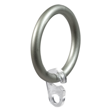 ANELLO PER SCORRITENDA col. nichel -  diametro  20 mm  cf. 8 pz