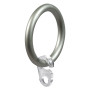 ANELLO PER SCORRITENDA col. nichel -  diametro  20 mm  cf. 8 pz