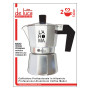 CAFFETTIERA M.co nero - 2 tazze