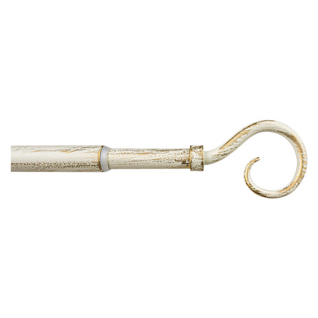 SCORRITENDA  MINI KIT FERRO  mod.  Ricciolo  col. avorio oro