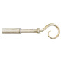 SCORRITENDA  MINI KIT FERRO  mod.  Ricciolo  col. avorio oro