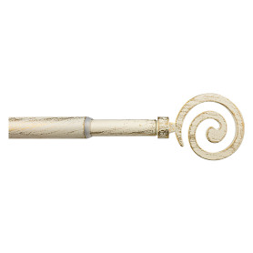 SCORRITENDA  MINI KIT FERRO  mod.  Spirale  col. avorio oro