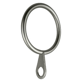 ANELLO PER SCORRITENDA col. nichel -  diametro  12 mm  cf. 6 pz