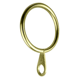 ANELLO PER SCORRITENDA col. oro -  diametro  12 mm  cf. 6 pz