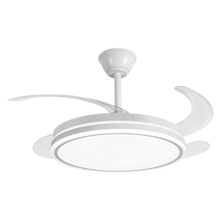 PLAFONIERA LED ROTONDA CON VENTILATORE  AERALIS   diametro  482 x 415 mm - 80W