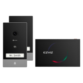 VIDEOCITOFONO SMART CONNESSO  HP7 2 ENTRY KIT  EZVIZ bifamiliare - 2 videocitofoni
