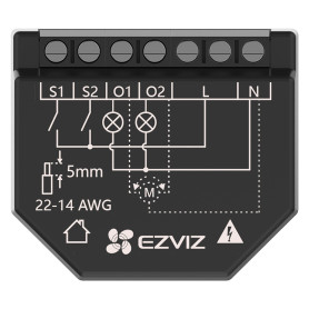 RELE  ELETTRONICO SMART mod.  T35W  - 2 canali (con energy monitoring)