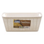 CESTA CASALINGA  LA CANESTRINA  mod.  maxi  cm.39 x 29 x h.16 - panna