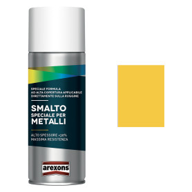 SMALTO SPRAY SPECIALE METALLI ml. 400 - giallo traffico brillante