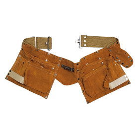 BORSA CARPENTIERE DOPPIA in cuoio