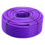 TUBO CORRUGATO PIEGHEVOLE SENZA TIRAFILO  VIOLA   diametro  25 - mt. 50