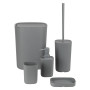 KIT ACCESSORI DA BAGNO  PODDY  col. grigio