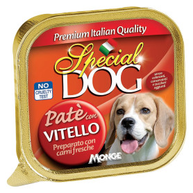 ALIMENTO PER CANI  PATE SPECIAL DOG  vitello - gr 150