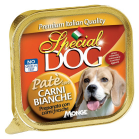 ALIMENTO PER CANI  PATE SPECIAL DOG  carni bianche - gr 150