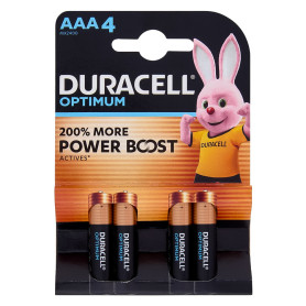 PILA MINISTILO DURACELL  OPTIMUM  Pz 4 - 1