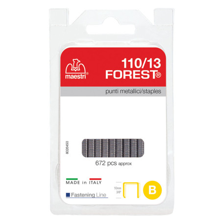 PUNTI PER FISSATRICE MECCANICA 110/13  Forest  - cf. 672 pz