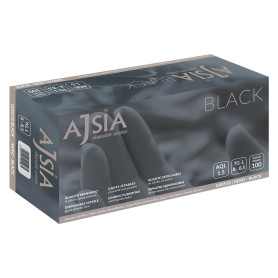 GUANTI NITRILE MONOUSO  BLACK  tg. L