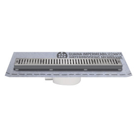 CANALETTA PER DOCCIA CON GRIGLIA cm 55 x 5