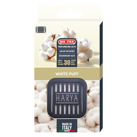 PROFUMATORE PER AUTO  HARYA   White Puff  - profumo muschiato fruttato