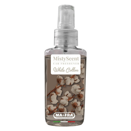 PROFUMATORE SPRAY PER AUTO  MISTYSCENT   White Cotton  - profumo cotone bianco
